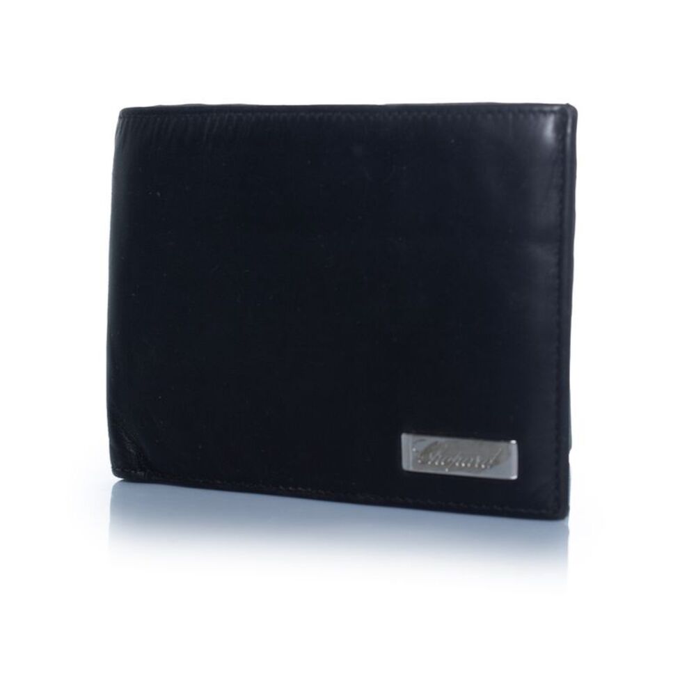 Chopard, black leather wallet